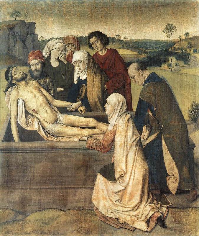 BOUTS, Dieric the Elder The Entombment fg France oil painting art